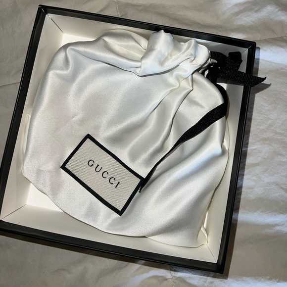 gucci black wide leather belt - Picture 3 of 5